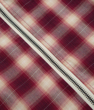 Stan Ray Zip Shirt in Red Check