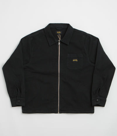 Stan Ray Zip Shirt - Washed Black Canvas
