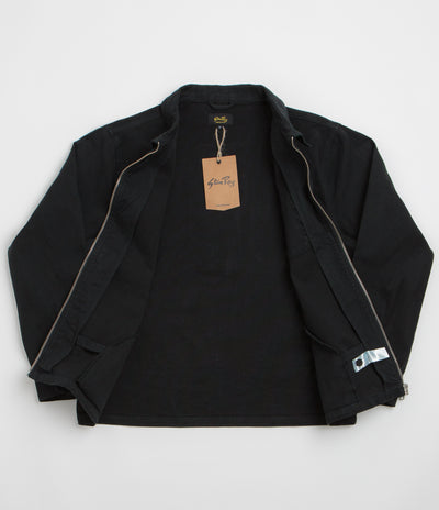 Stan Ray Zip Shirt - Washed Black Canvas