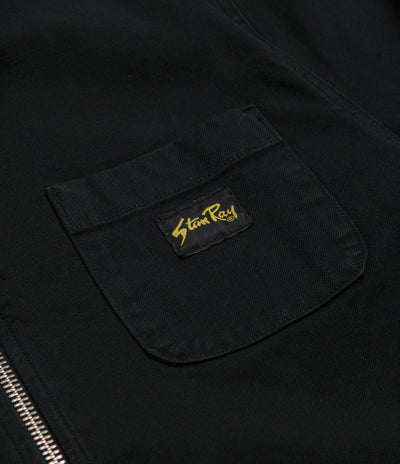 Stan Ray Zip Shirt - Washed Black Canvas