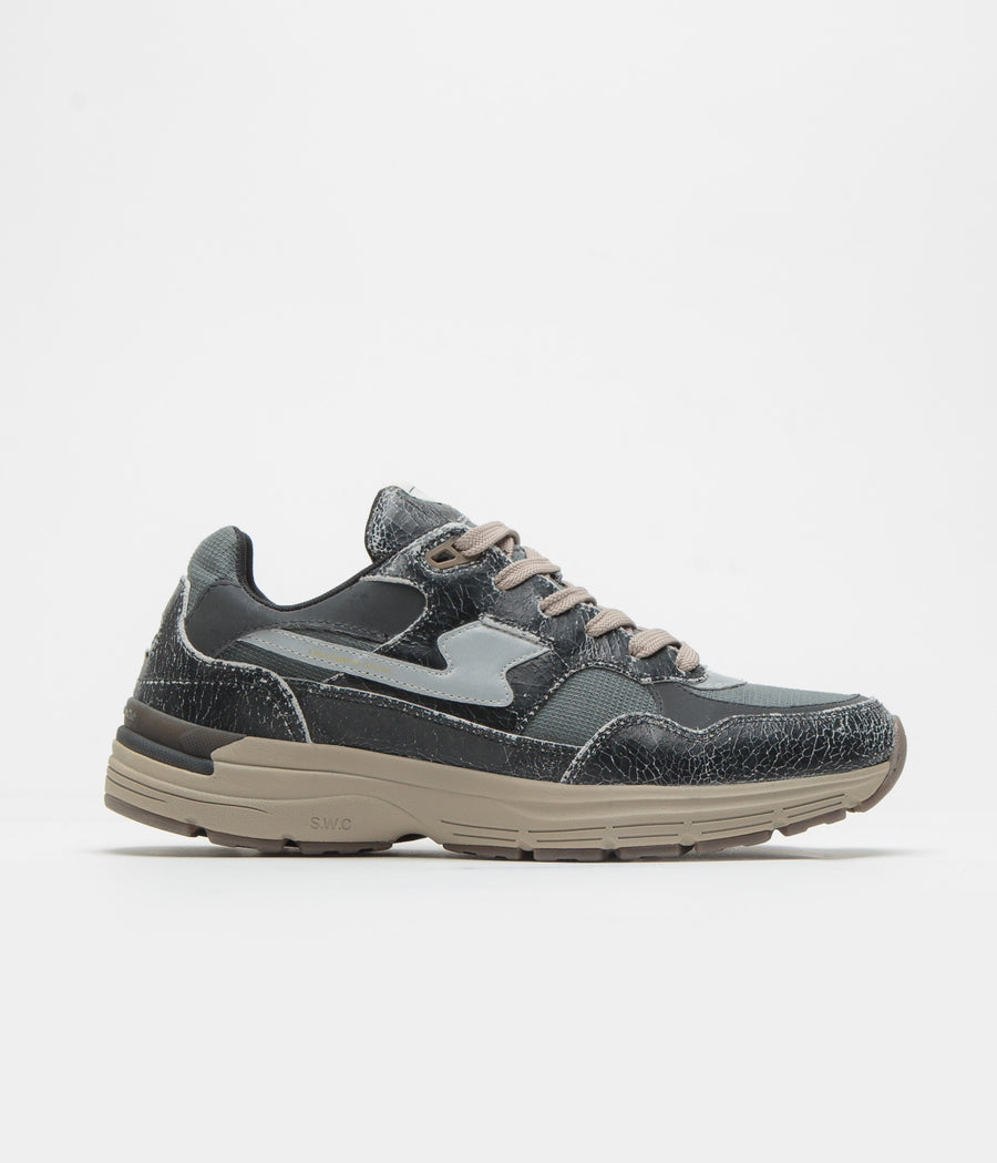 Stepney Workers Club Amiel S-Strike Geo-Merged Shoes in Cordura Black