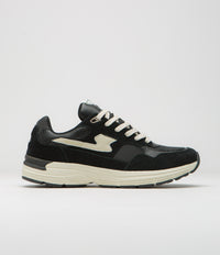 Stepney Workers Club Amiel S-Strike Suede Shoes in Black