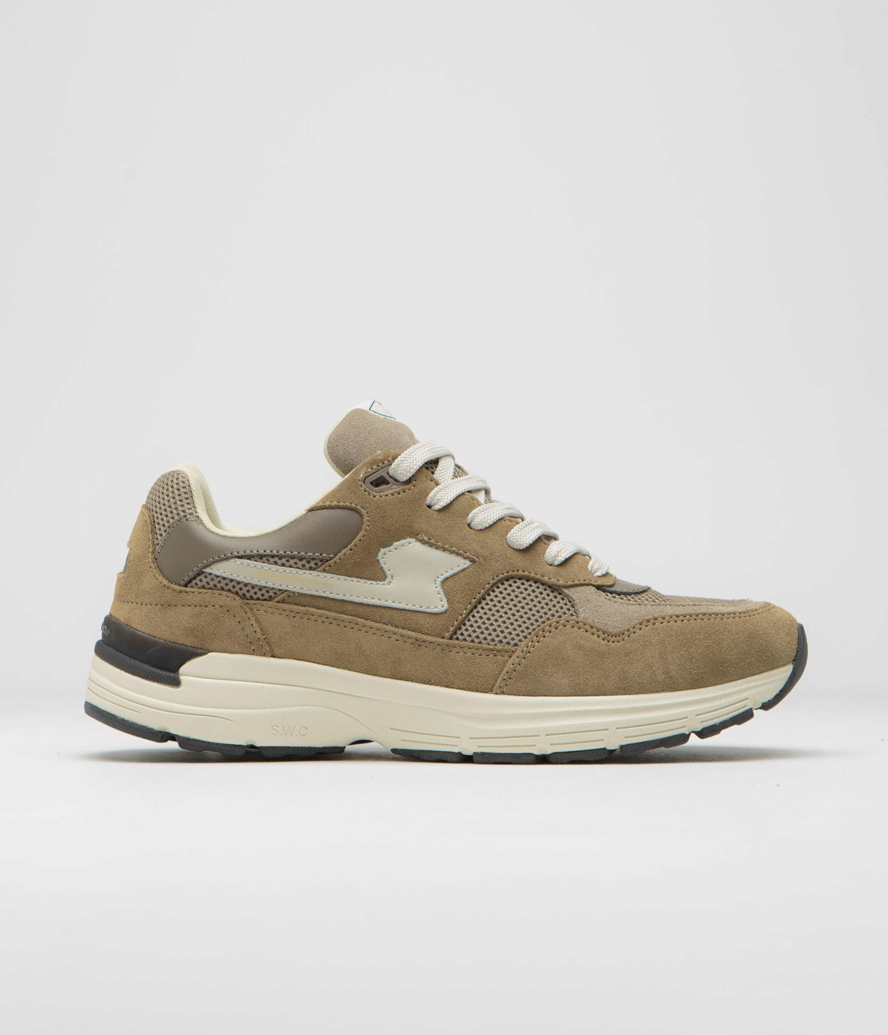 Stepney Workers Club Amiel S-Strike Suede Shoes in Desert