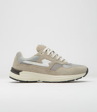 Stepney Workers Club Amiel S-Strike Suede Shoes in Light Grey