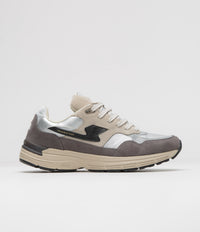 Stepney Workers Club Amiel S-Strike Suede Shoes in Silver and Smoke