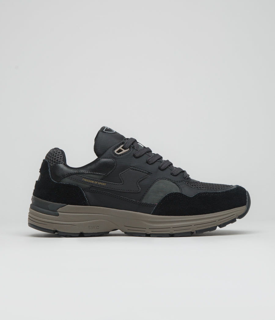 Stepney Workers Club Amiel S-Strike Tech Mix Shoes - Black / Black