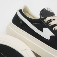 Stepney Workers Club Dellow Canvas S-Strike Cup Shoes in Black and White thumbnail