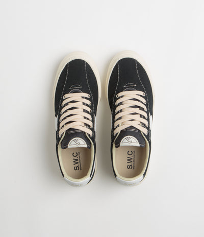 Stepney Workers Club Dellow Canvas S-Strike Cup Shoes in Black and White