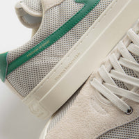 Stepney Workers Club Dellow S-Strike Cup Tennis Mesh Shoes - Ecru / Green thumbnail