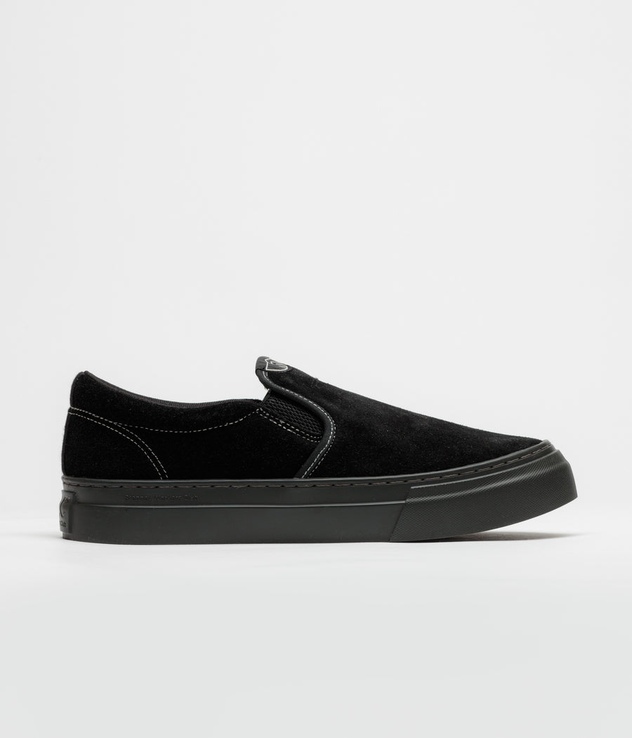 Stepney Workers Club Lister Slip On Shoes - Ink