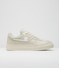 Stepney Workers Club Pearl S-Strike Leather Shoes in Ecru and White