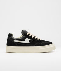 Stepney Workers Club Pearl S-Strike Suede Shoes in Black and White