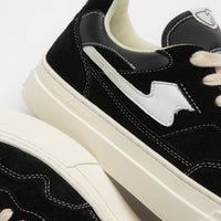 Stepney Workers Club Pearl S-Strike Suede Shoes in Black and White thumbnail