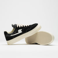 Stepney Workers Club Pearl S-Strike Suede Shoes in Black and White thumbnail