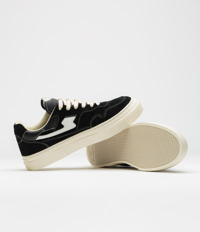 Stepney Workers Club Pearl S-Strike Suede Shoes in Black and White