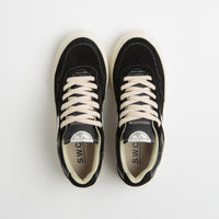 Stepney Workers Club Pearl S-Strike Suede Shoes in Black and White thumbnail