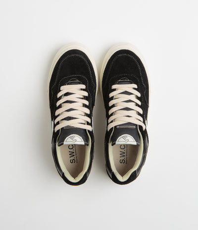 Stepney Workers Club Pearl S-Strike Suede Shoes in Black and White