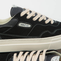 Stepney Workers Club Pearl Suede Shoes in Black thumbnail