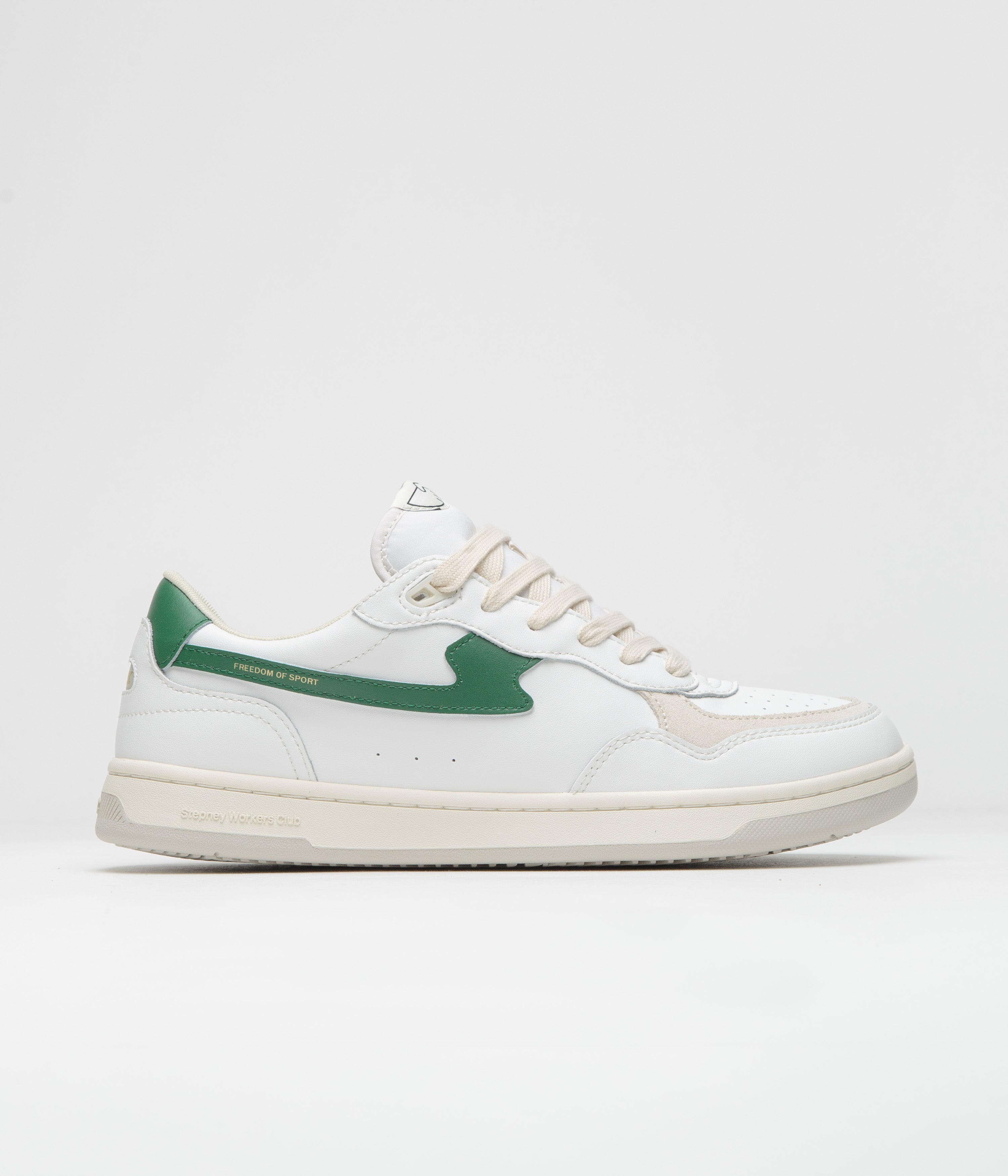 Stepney Workers Club Pro Cup 01 S-Strike Shoes in White and Green