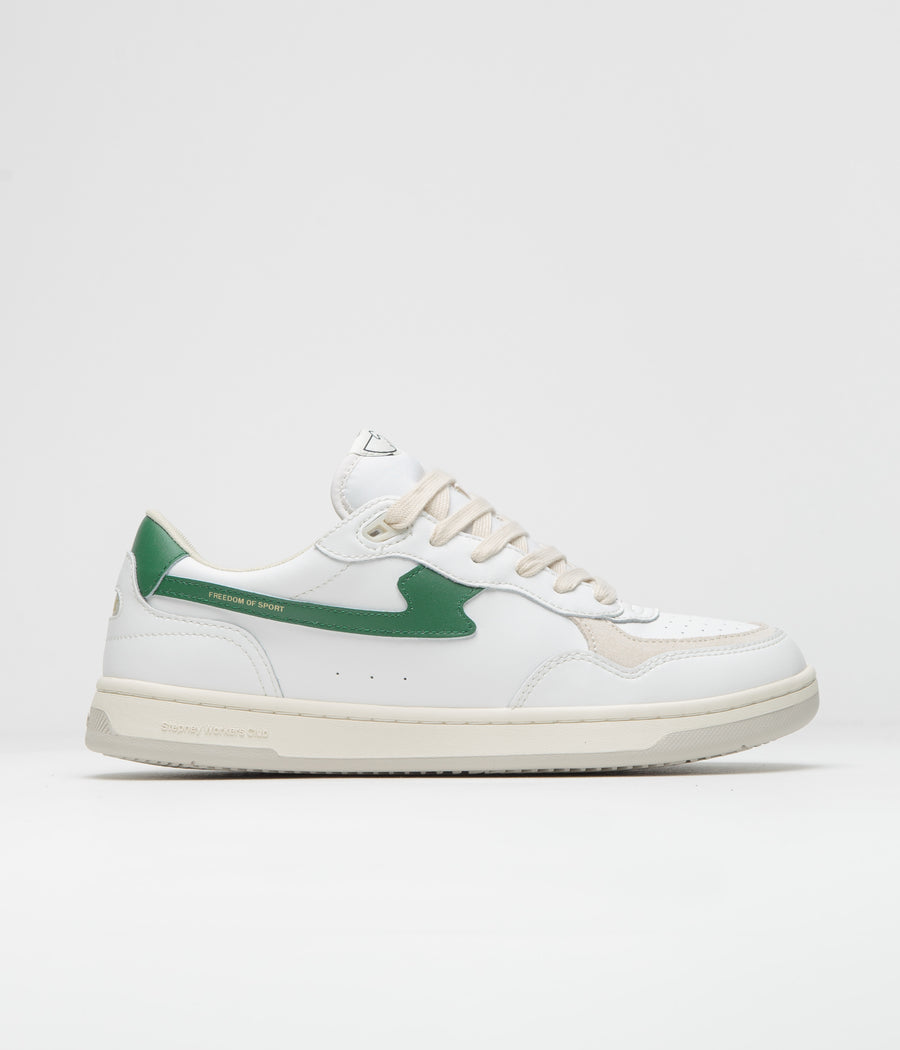 Stepney Workers Club Pro Cup 01 S-Strike Shoes in White and Green