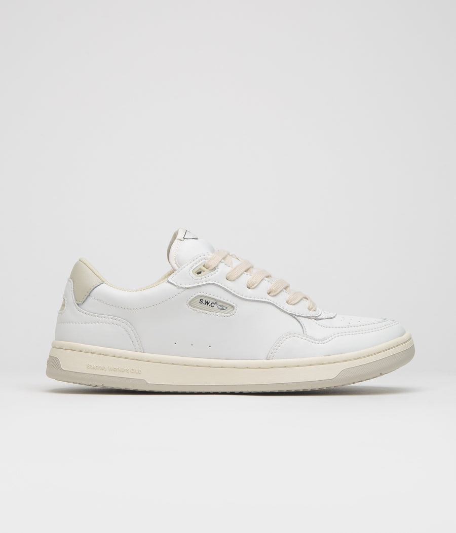 Stepney Workers Club Pro Cup 01 Shoes in White Putty