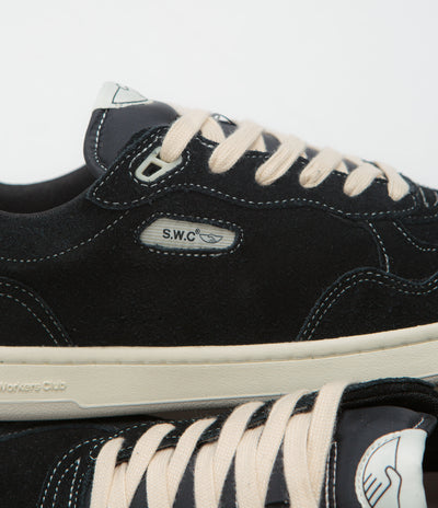Stepney Workers Club Pro Cup 01 Suede Shoes in Black