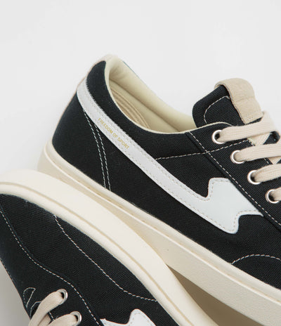 Stepney Workers Club Surma S-Strike Canvas Shoes - Black / White