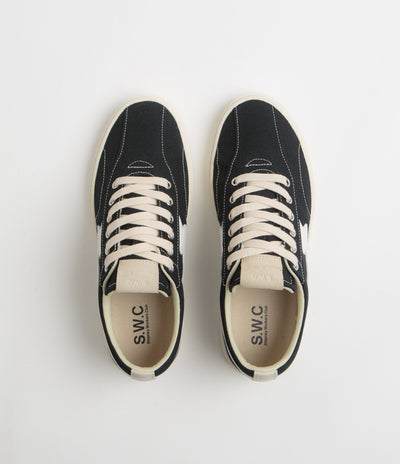 Stepney Workers Club Surma S-Strike Canvas Shoes - Black / White