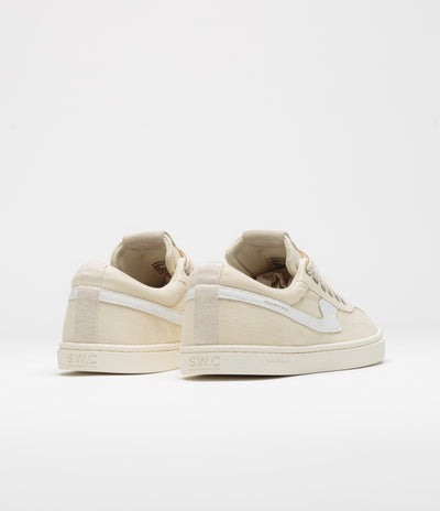 Stepney Workers Club Surma S-Strike Canvas Shoes - Ecru / White