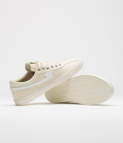 Stepney Workers Club Surma S-Strike Canvas Shoes - Ecru / White