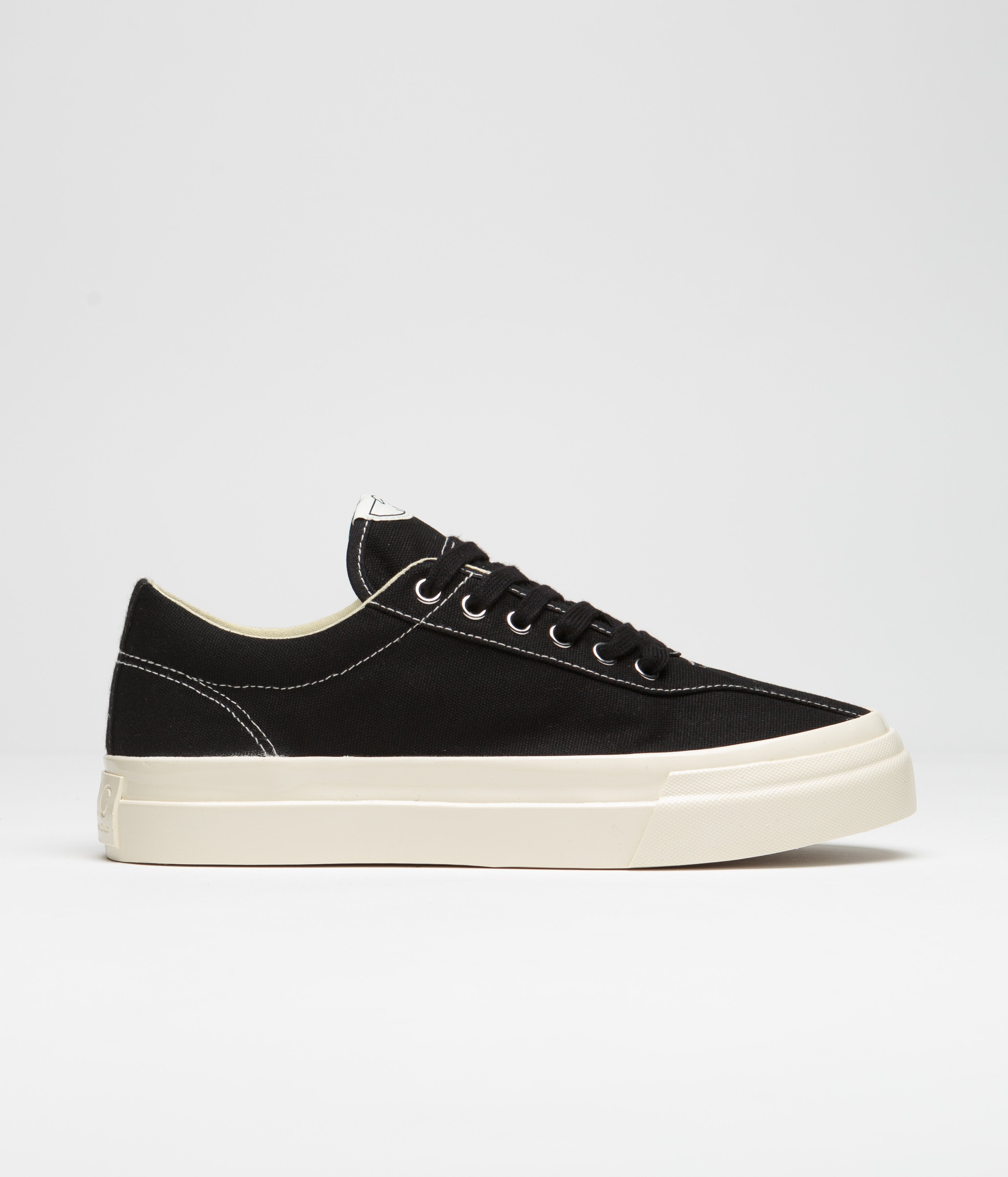 Stepney Workers Club Dellow Canvas Shoes Black Gum Flatspot