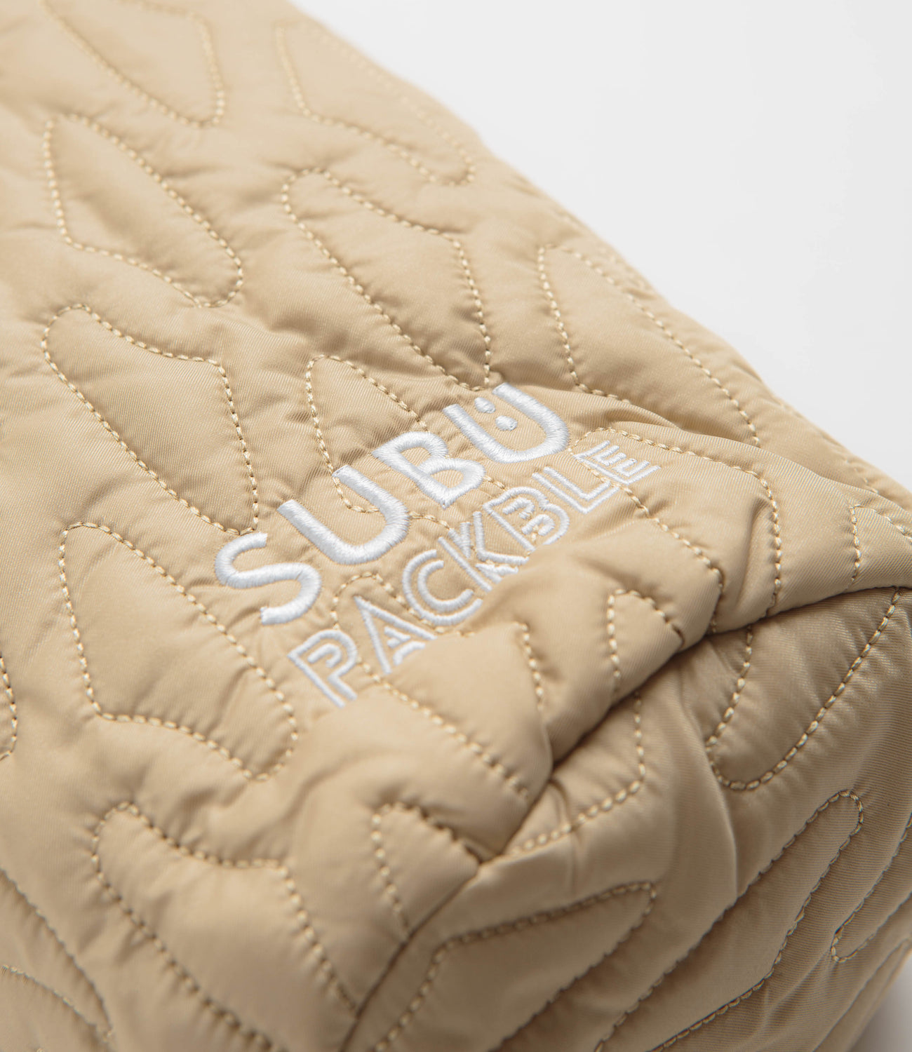 Subu Outline Packable Sandals - Beige | Flatspot