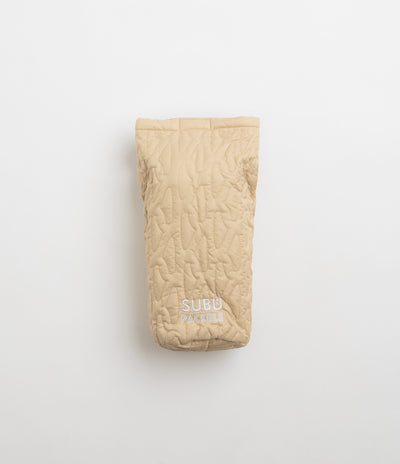 Subu Outline Packable Sandals in Beige