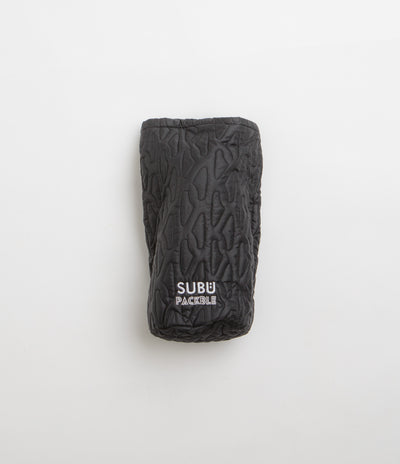 Subu Outline Packable Sandals in Black