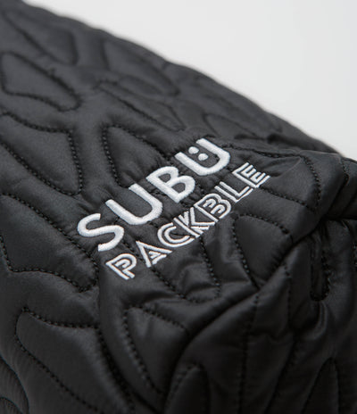 Subu Outline Packable Sandals in Black