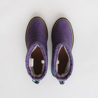 Suicoke Bower Modev Shoes in Purple and Black thumbnail