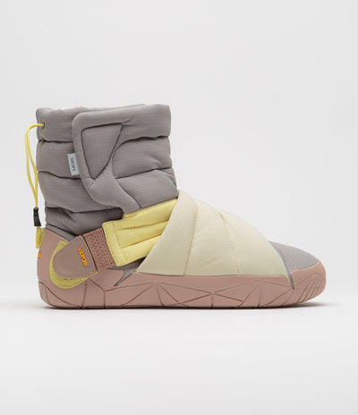 Suicoke Futon Hi Shoes in Grey Lemon