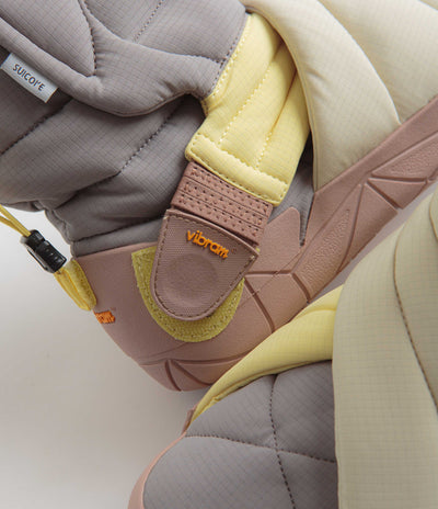 Suicoke Futon Hi Shoes in Grey Lemon