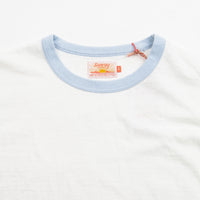 Sunray Sportswear La'ie T-Shirt in Off White and Duck Egg thumbnail