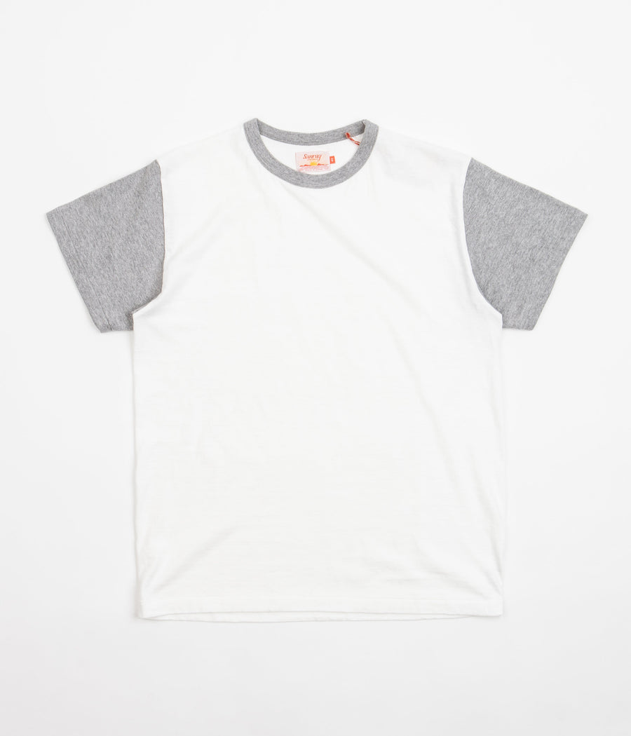Sunray Sportswear La'ie T-Shirt in Off White and Hambledon Grey