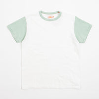 Sunray Sportswear La'ie T-Shirt in Off White and Sage thumbnail