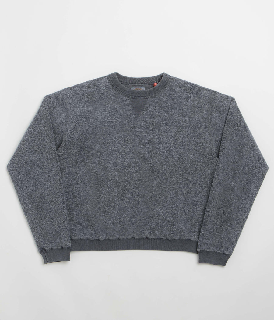 Sunray Spirit Womens Hina Reversed Fleece Crewneck Sweatshirt - Pigment Blue