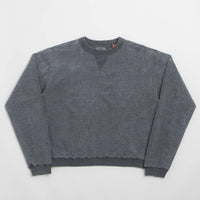 Sunray Spirit Womens Hina Reversed Fleece Crewneck Sweatshirt in Pigment Blue thumbnail