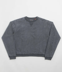 Sunray Spirit Womens Hina Reversed Fleece Crewneck Sweatshirt in Pigment Blue