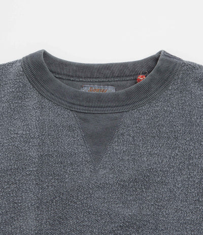 Sunray Spirit Womens Hina Reversed Fleece Crewneck Sweatshirt in Pigment Blue