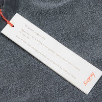 Sunray Spirit Womens Hina Reversed Fleece Crewneck Sweatshirt in Pigment Blue thumbnail