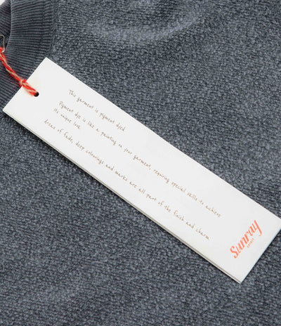 Sunray Spirit Womens Hina Reversed Fleece Crewneck Sweatshirt in Pigment Blue