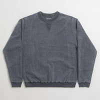 Sunray Spirit Womens Hina Reversed Fleece Crewneck Sweatshirt in Pigment Blue thumbnail