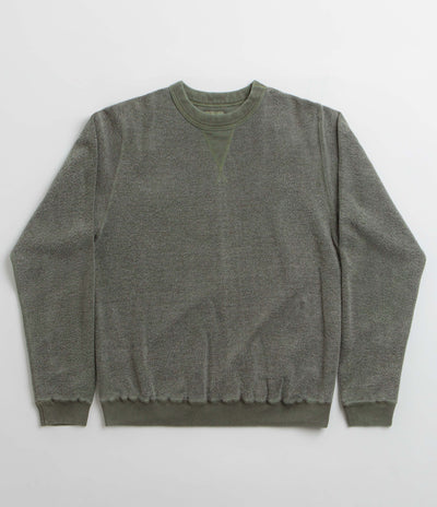 Sunray Spirit Womens Hina Reversed Fleece Crewneck Sweatshirt in Pigment Grape