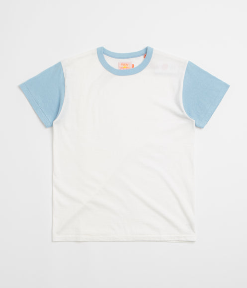 Sunray Sportswear La'ie T-Shirt - Off White / Duck Egg